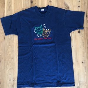 Vintage embroidered Broadway shirt